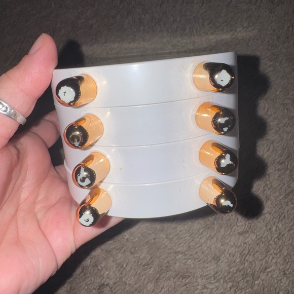 Bi folding earring organizer w mirror - Picture 2 of 3